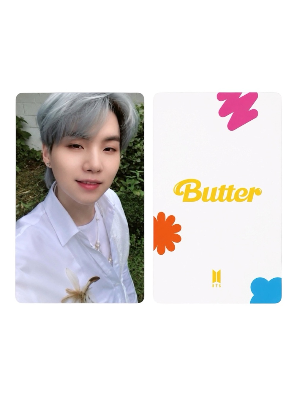 OFFICIAL BTS BUTTER POWERSTATION LUCKY DRAW SUGA PHOTOCARD - BRAND NEW